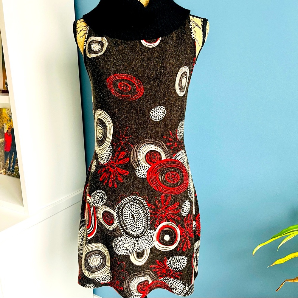 Aryeh Sleeveless Knit Turtleneck Midi Dress - Sz Medium
